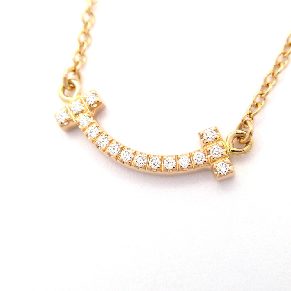 Tiffany&Co. T Smile Pendant Mini 18K #379494T21B
